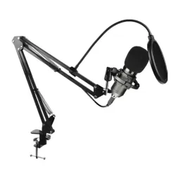 Micrófono Gamer Balam Rush STELAR MC970 - Alámbrico - USB - Negro - BR-932967