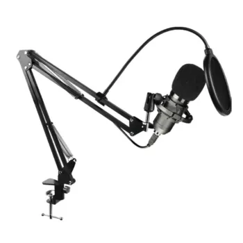 Micrófono Gamer Balam Rush STELAR MC970 - Alámbrico - USB - Negro - BR-932967