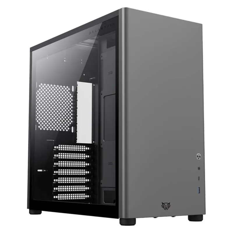 Gabinete Gamer Balam Rush ERIS SPECIAL GM985 - Media Torre - ATX/Micro ATX/Mini ITX - Panel Lateral - Gris - BR-935654
