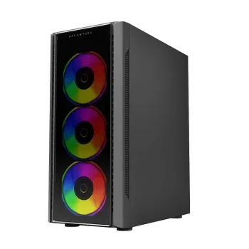 Gabinete Gamer Balam Rush DRAGONFLY II CRYSTAL GM745 - Media Torre - ATX/Micro ATX/Mini ITX - Panel Lateral - BR-935968