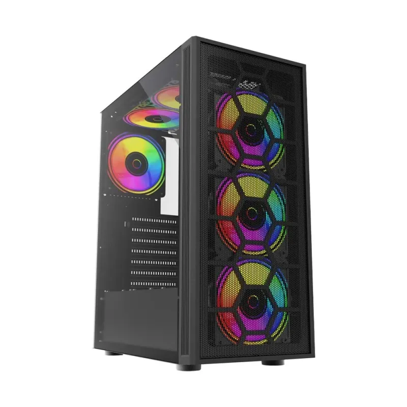 Gabinete Gamer Balam Rush Dragonfly II Mesh GM740 - Media Torre - ATX/Micro ATX/Mini ITX - Panel Lateral - BR-935982