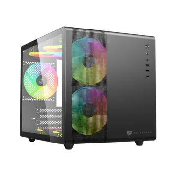 Gabinete Gamer Balam Rush TANK MINI GI930 - Mini Torre - Micro ATX/Mini ITX - 3 Ventiladores - Panel Lateral - BR-936033