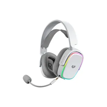 Diadema Gamer Balam Rush AEON HS999 - Inalámbrico - Micrófono - RGB - Blanco - BR-936941