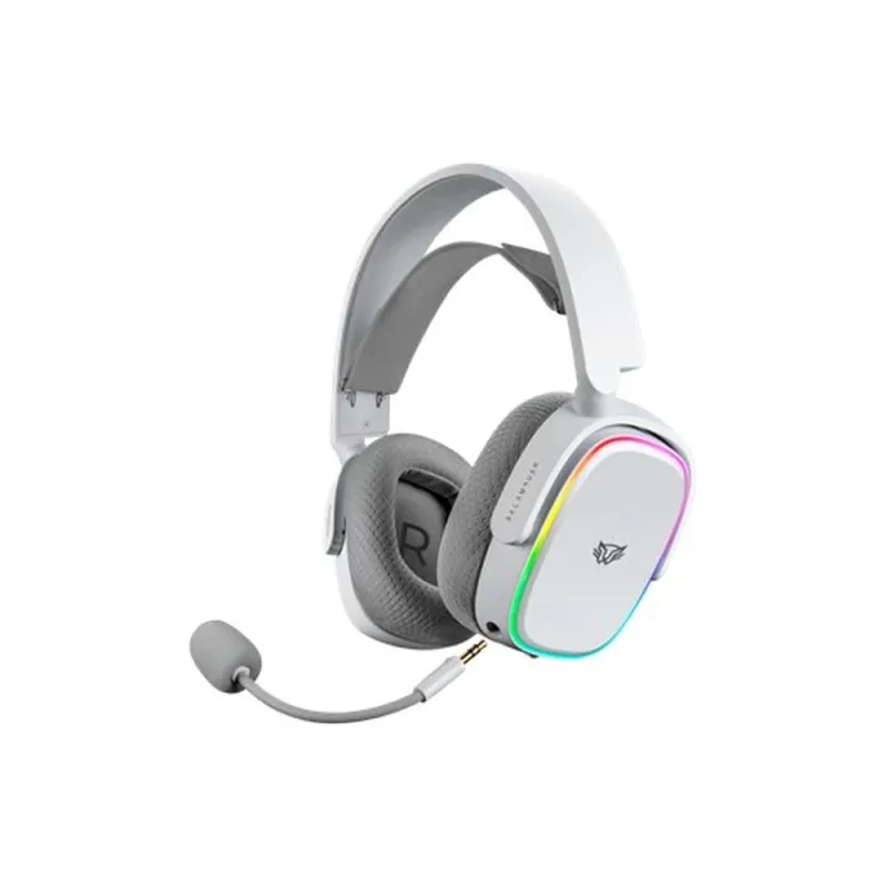 Diadema Gamer Balam Rush AEON HS999 - Inalámbrico - Micrófono - RGB - Blanco - BR-936941