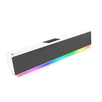 Barra de Sonido Balam Rush Glimm Bar BG585 - Bluetooth - Radio FM - Blanco - BR-936965