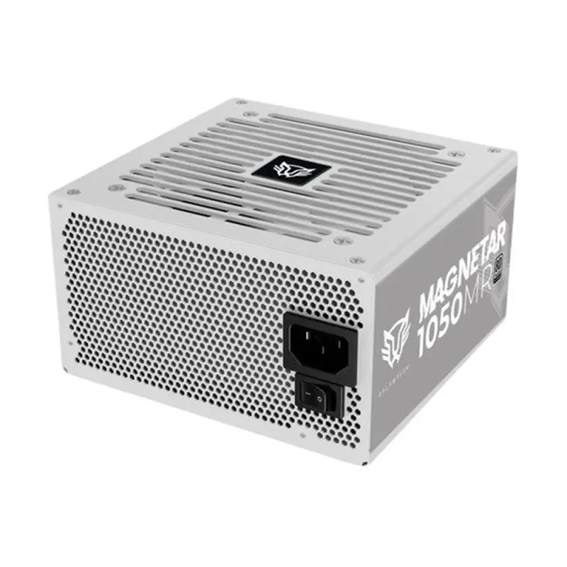 Fuente de Poder Balam Rush Magnetar 1050 MR - 1050W - 24 Pines - SATA - PCI-E - MOLEX - FLOPPY - Blanco - BR-937641