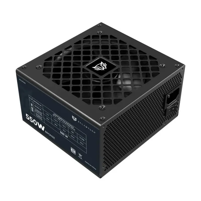 Fuente de Poder Balam Rush GR BURST GR550B - 550W - ATX - 24-pin - 4 SATA - 80 PLUS Bronze - BR-937696