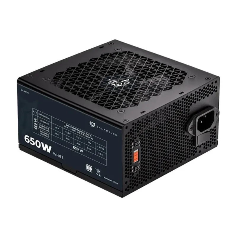 Fuente de Poder Balam Rush PULSAR 650PR - 650W - ATX - 24-pin - 4 SATA - 80 PLUS White - BR-937719