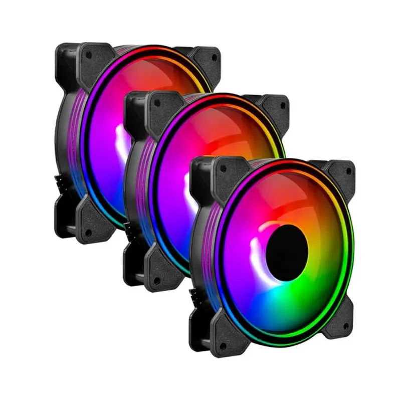 Kit de Ventiladores Balam Rush Eolox Blaze EX50K - 120mm - 1500 RPM - 3 Pines - 3 Piezas - BR-937986