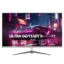 Monitor Gamer Balam Rush ULTRA ODYSSEY II MGX27 - 27" - Full HD - 165Hz - HDMI - DisplayPort - Blanco - BR-938303