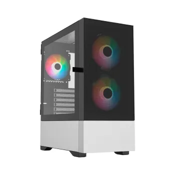 Gabinete Balam Rush Nitrox Aircool 5500ABW- Mid-Tower - Micro-ATX / Mini-ITX / ATX - 3 Ventiladores ARGB Instalados - Sin Fuente - BR-938914