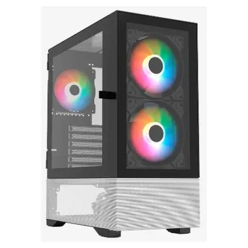 Gabinete Gamer Balam Rush Nitrox Crystal 5500 CBW - Media Torre - ATX/M-ATX/Mini-ITX - 3 Ventiladores - Panel Lateral - BR-938921
