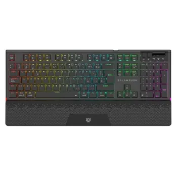 Teclado Gamer Balam Rush Dominate Expert GK979I - Inalámbrico - RGB - Negro - Switch Rojo - BR-940382