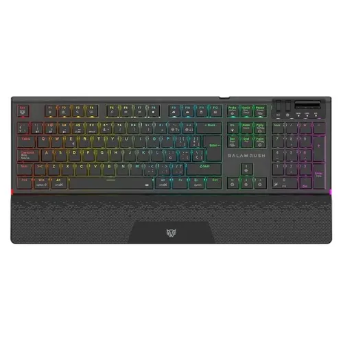 Teclado Gamer Balam Rush Dominate Expert GK979I - Inalámbrico - RGB - Negro - Switch Rojo - BR-940382