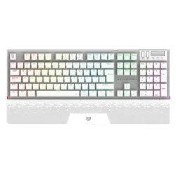 Teclado Gamer Balam Rush Dominate Expert GK979I - Inalámbrico - Blanco - RGB - Switch Rojo - BR-940399 Teclado Gamer Balam Rush Dominate Expert GK979I - Inalámbrico - Blanco - RGB - Switch Rojo - BR-940399