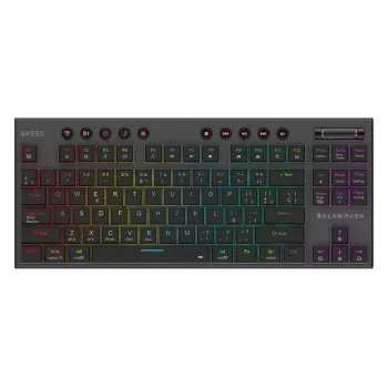 Teclado Gamer Balam Rush Dominate Expert GK959 - Inalámbrico - Negro - RGB - Switch Café - BR-940405