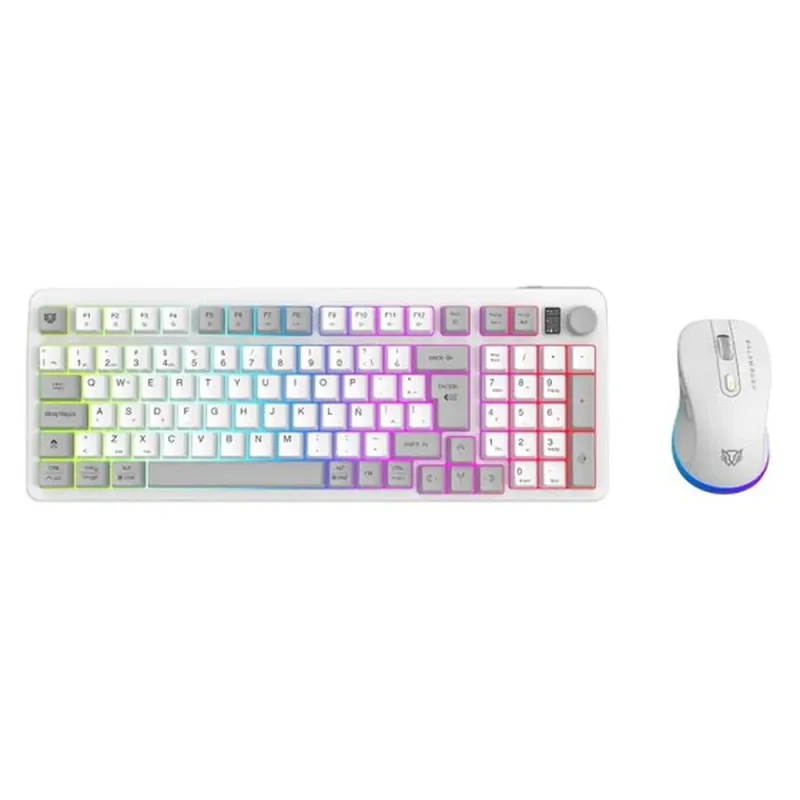 Kit Gamer Balam Rush Squad Conquest Pro KG525 - Teclado - Mouse - Alámbrico - Blanco - BR-940436