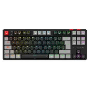 Teclado Gamer Balam Rush Level Pro GK990 - Inalámbrico - RGB - Negro con Gris - Switch Rojo - BR-940672