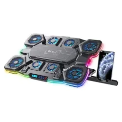 Base Enfriadora Balam Rush Eolox Cryotech EF780 - Hasta 17" - 8x Ventiladores - RGB - BR-941112 Base Enfriadora Balam Rush Eolox Cryotech EF780 - Hasta 17" - 8x Ventiladores - RGB - BR-941112