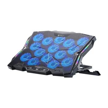 Base Enfriadora Balam Rush Eolox Frost EF740 - 17" - Ajustable - RGB - Soporte para Celular - BR-941136
