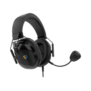 Diadema Gamer Balam Rush Aviator Level HA757 - Alámbrico - 3.5mm - Micrófono - Negro - RGB - BR-941167