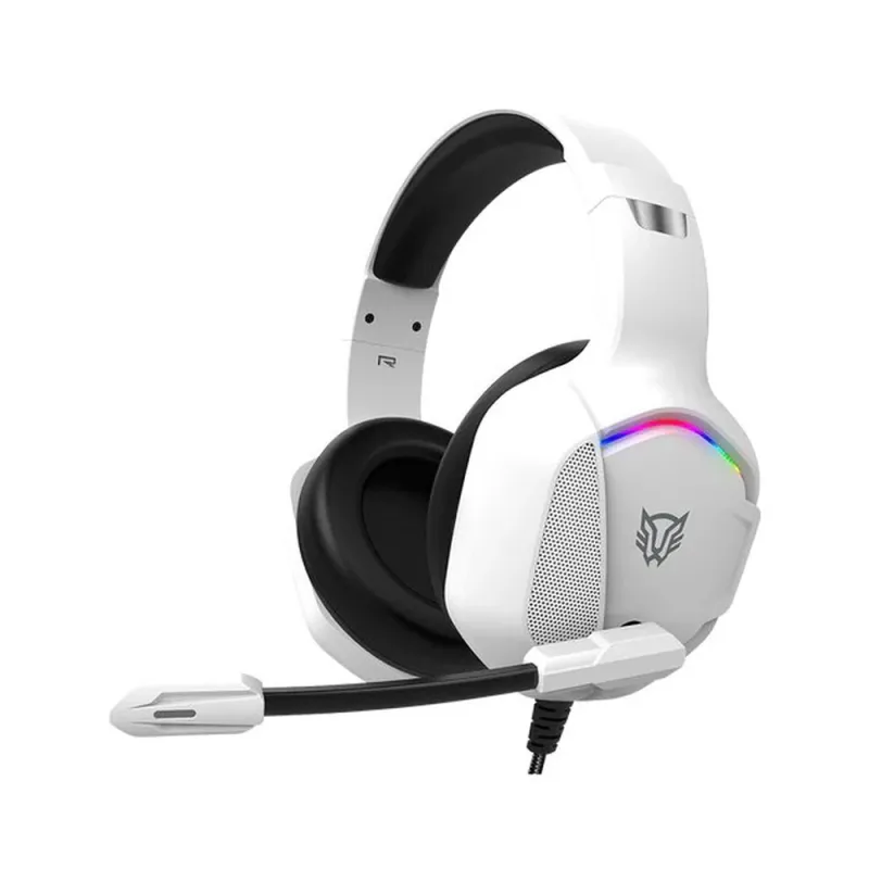 Diadema Gamer Balam Rush Orphix II HS699 - Alámbrico - Micrófono - RGB - Blanco - BR-941198
