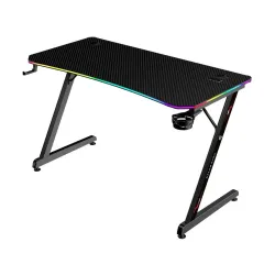 Escritorio Gamer Balam Rush Olympus Spot Glow Pro MRX8000 - 120x60cm - Hasta 100kg - Negro - RGB - BR-941372 Escritorio Gamer Balam Rush Olympus Spot Glow Pro MRX8000 - 120x60cm - Hasta 100kg - Negro - RGB - BR-941372