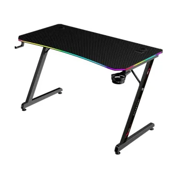 Escritorio Gamer Balam Rush Olympus Spot Glow Pro MRX8000 - 120x60cm - Hasta 100kg - Negro - RGB - BR-941372