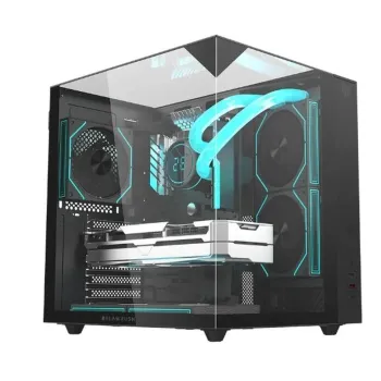 Gabinete Gamer Balam Rush MAJESTIC 6600 - Media Torre - ATX/Micro-ATX/mini-ITX - Negro - BR-941525