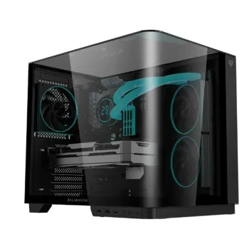 Gabinete Gamer Balam Rush EXPERT CURVE 6800 - Media Torre - ATX/Micro-ATX/mini-ITX - Panel Lateral - Negro - BR-941570