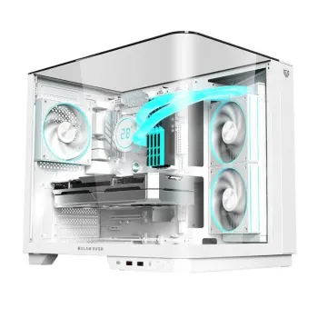 Gabinete Gamer Balam Rush Tank Expert Curve 6800 - ATX Media Torre - 3 Ventiladores - Panel Curvo Cristal Templado - BR-941587