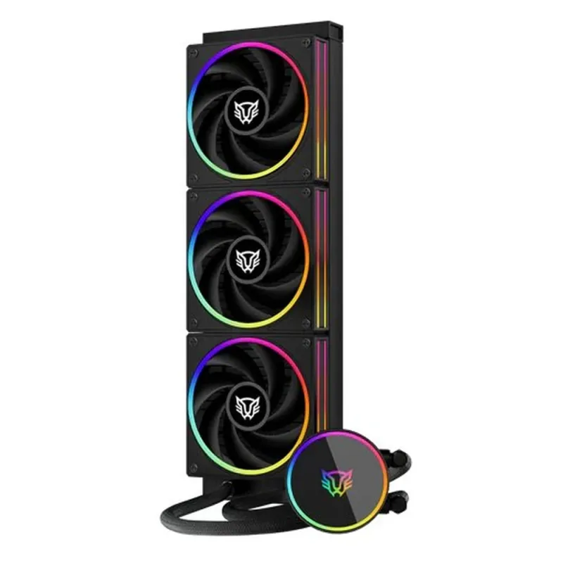 Enfriamiento Líquido Balam Rush 360 Hydrox Pro V2 HX36 - 3 Ventiladores - 2400 RPM - RGB - Negro - BR-941860