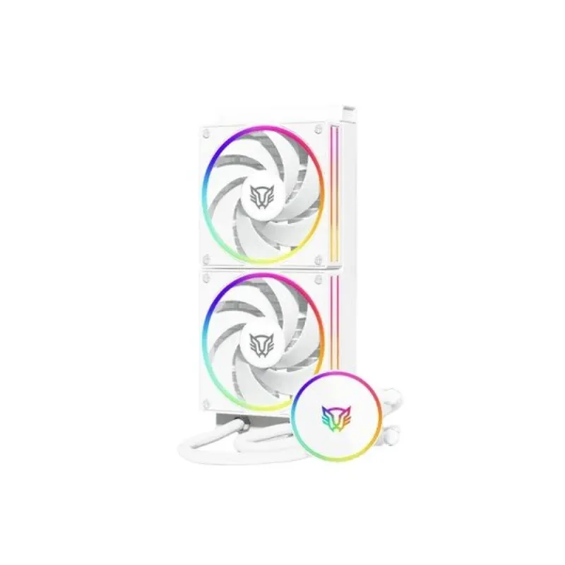 Enfriamiento Liquido Balam Rush 240 Hydrox Pro V2 HX24 - 2 Ventiladores - 2200 RPM - Blanco - BR-941891