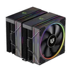 Disipador Balam Rush Heliux Pro HEX70 - 2x 120mm - 2000RPM - RGB - Negro - BR-942003