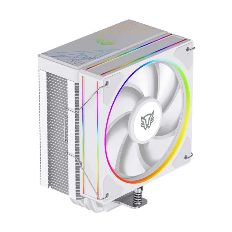 Disipador Balam Rush Heliux Pro HEX50 - 120mm - 2000RPM - RGB - Blanco - BR-942058