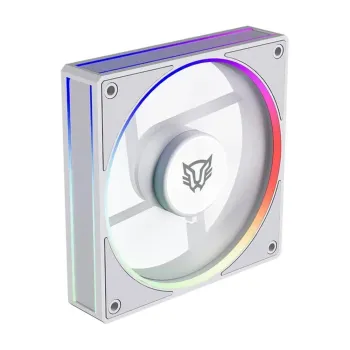 Ventilador Balam Rush Eolox Bora-R EXB85R - 120mm - 4 pin - Blanco - RGB - BR-942232
