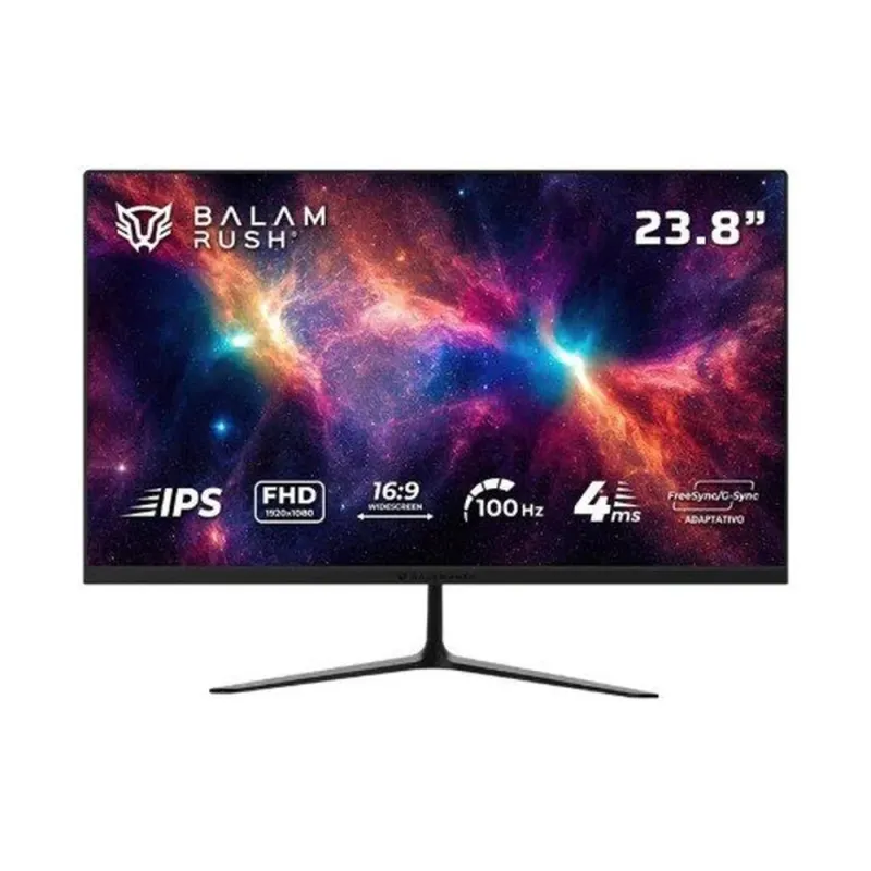 Monitor Gamer Balam Rush Nebula MNG24Y - 23.8" - Plano - IPS - Negro - BR-943062
