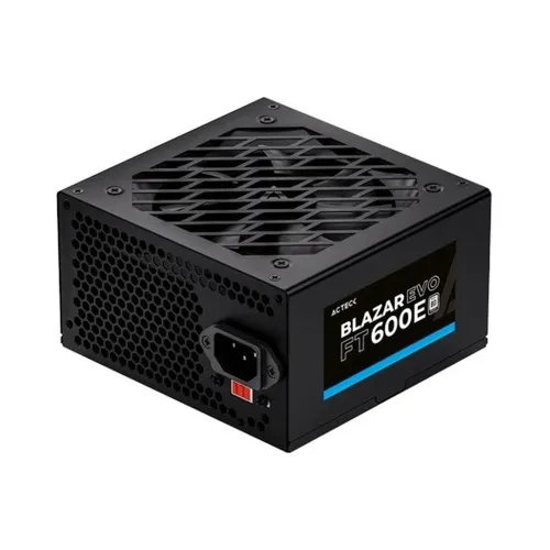 Fuente de Poder Acteck Blazar Evo FT600E - 600W - ATX - 20 + 4 Pines - SATA - MOLEX  - ES-05003E