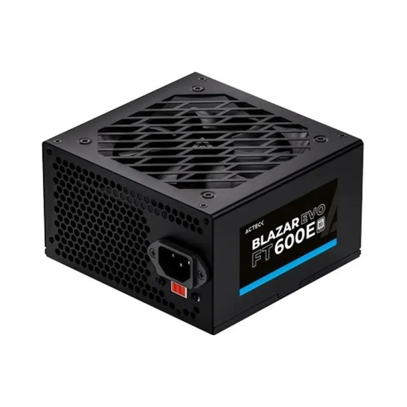 Fuente de Poder Acteck Blazar Evo FT600E - 600W - ATX - 20 + 4 Pines - SATA - MOLEX  - ES-05003E