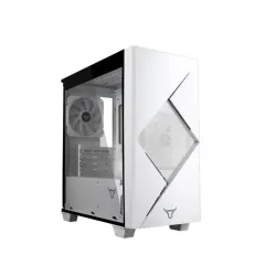 Gabinete Gamer BATAURO Enfiniti - Mini Torre - Micro ATX/ITX - 2x Ventiladores - Panel Lateral - Blanco - ENF-400-W Gabinete Gamer BATAURO Enfiniti - Mini Torre - Micro ATX/ITX - 2x Ventiladores - Panel Lateral - Blanco - ENF-400-W