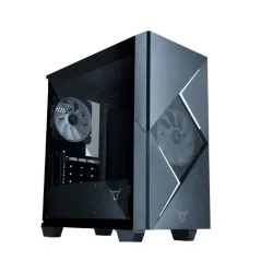Gabinete Gamer Batauro Enfiniti - Mini Torre - Micro ATX/ITX- 1 Ventilador - Panel Lateral - Fuente 450W - ENF-450-B NEGRO Gabinete Gamer Batauro Enfiniti - Mini Torre - Micro ATX/ITX- 1 Ventilador - Panel Lateral - Fuente 450W - ENF-450-B NEGRO