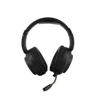 Diadema Gamer BATAURO GAURUS - Alámbrico - Micrófono - Negro con Gris - GUS-700-BK