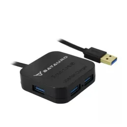 Hub USB Batauro HU-20 - 4x USB-A - Negro - HU-20 Hub USB Batauro HU-20 - 4x USB-A - Negro - HU-20