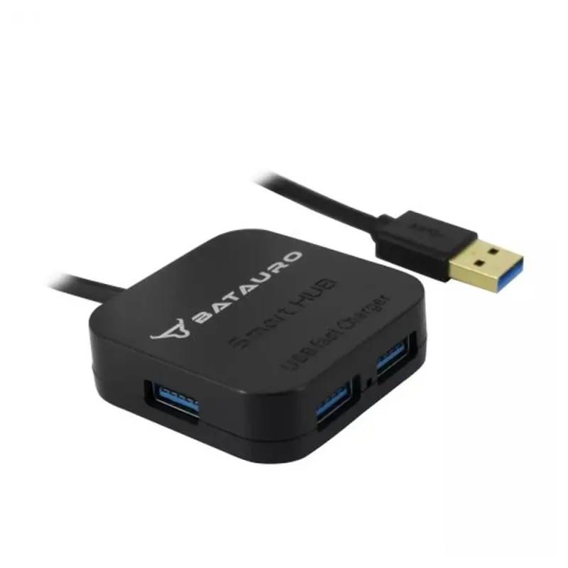 Hub USB Batauro HU-20 - 4x USB-A - Negro - HU-20