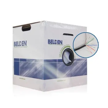 Bobina Belden - Cat6+ - 305M - 23 AWG - Negro - 2412 010A1000