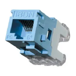 Jack Belden - Cat6 - RJ-45 - Azul - AX101326 Jack Belden - Cat6 - RJ-45 - Azul - AX101326