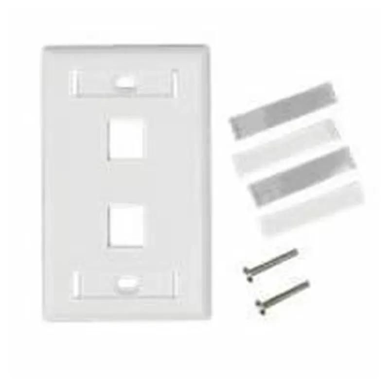 Placa de Pared Belden - 2 Salidas - Blanco - AX102655