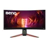 Monitor Gamer BenQ Mobiuz EX3410R - 34" - 4K Full HD - 144Hz - HDMI - DisplayPort - Altavoces - Curvo - 9H.LKKLA.TBA