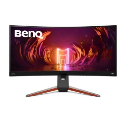 Monitor Gamer BenQ Mobiuz EX3410R - 34" - 4K Full HD - 144Hz - HDMI - DisplayPort - Altavoces - Curvo - 9H.LKKLA.TBA