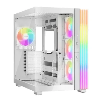 Gabinete Gamer be quiet! LIGHT BASE 600 LX White - Media Torre - ATX/M-ATX/Mini-ATX - 4 Ventiladores - Panel Lateral - Blanco - BGW68